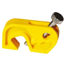 Universal Yellow Miniature Circuit Breaker Lockout with Twister Screw