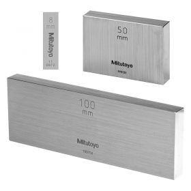 Mitutoyo Individual Steel Gauge Block, BS, Grade 1 Steel: 0.1-100mm (Metric)