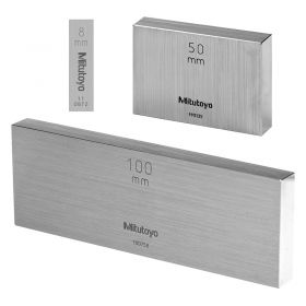 Mitutoyo Individual Steel Gauge Block, BS, Grade 1 Steel: 0.1-100mm