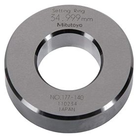 Mitutoyo Series 177 Steel Setting Rings (for Inside Micrometers, Holtest & Dial Bore Gauges)