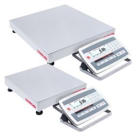 Ohaus Defender 5000 Front Mount Stainless Steel Washdown Single Load Cell Bench Scales (3kg / 6kg - 150kg) - Choice of Model