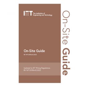 IET 18th Edition Wiring Regulations On-Site Guide, 8th Edition: BS7671:2018+A2:2022