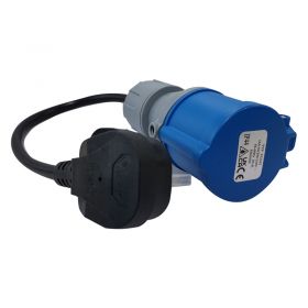 PAT Adaptor - 240V Plug to 240V 16A 3 Pin Socket