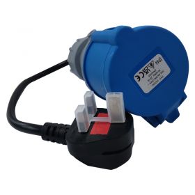 PAT Adaptor - 240V Plug to 240V 32A 3 Pin Socket