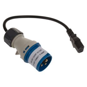 PAT Adaptor - 240V IEC Plug to 240V 16A 3 Pin Socket