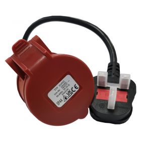 PAT Adaptor - 240V Plug to 415V 16A 5-Pin Socket