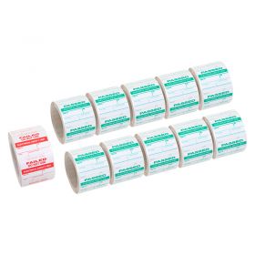 PAT Testing Label Kit 6: 5000 x Passed Labels, 500 x Failed Labels