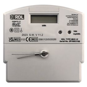 RDL MHC-1F 100A Single Phase Electronic Meter w/ LCD Display (Extended Terminal Cover)