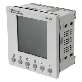 RDL RI-F100-G-C Multifunction Three Phase CT Operated Electricity Meter w/ LCD Display (MID, Pulse & RS485 Output, 96 x 96mm Flush Panel Mounting)