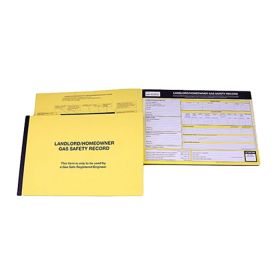 Monument 532P Gas Safe Pack of 50 Landlords Gas Safety Record Pad