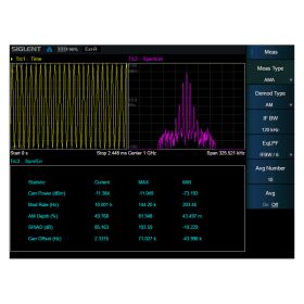 Siglent SHA850-AMA Analog Modulation Analysis (SW)