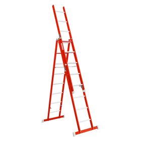 Sofamel 527 EF/3 Extendable Fibreglass Ladder