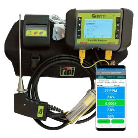 TPI DC711-View Flue Gas Analyser & Printer Kit with TPI View App 
