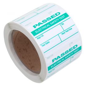 250 x PAT Testing Vinyl Appliance Labels - Passed