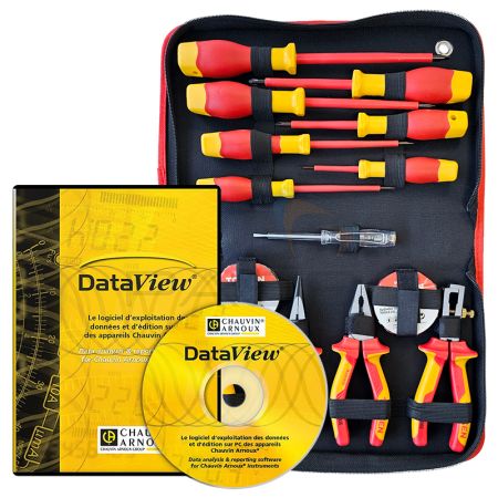 Chauvin Arnoux Dataview & Tolsen 14-piece Insulated Tool Kit