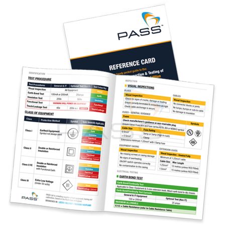 PAT Testing Reference Card 5th Edition