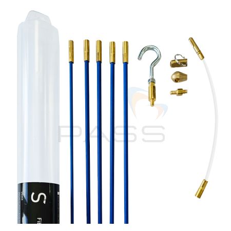 Evik Cable Pulling Fibreglass Rods – Standard Kit with Tube