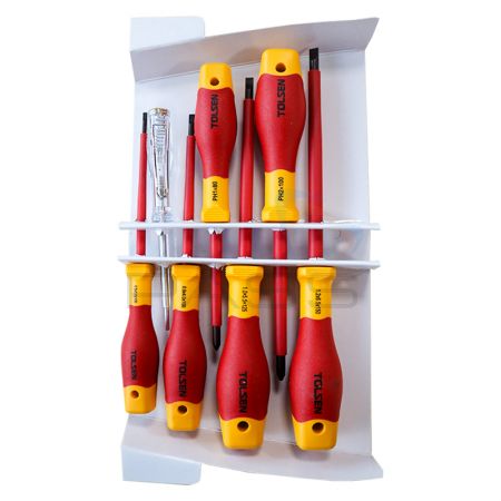 Tolsen Tools 7-Piece Insulated Screwdriver Set