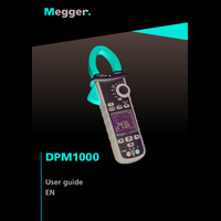 Megger DPM1000 Power Clamp Meter - User Manual