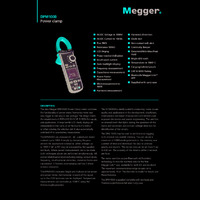 Megger DPM1000 Power Clamp Meter - Datasheet