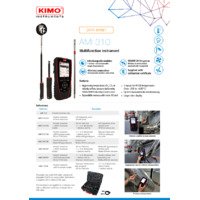 KIMO AMI310 Multifunctional Environmental Meter - Datasheet