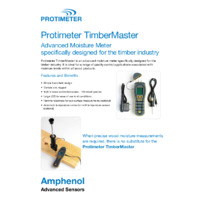 Protimeter TimberMaster BLD5609 Standard Moisture Meter - Datasheet