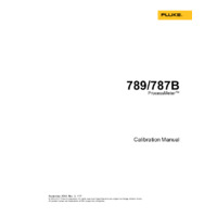 Fluke 787B & 789 ProcessMeter™ - Calibration Manual