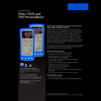 Fluke 787B & 789 ProcessMeter™ - Datasheet