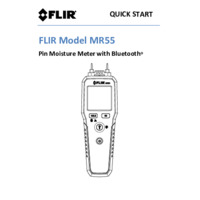 FLIR MR55 Pin Moisture Meter with Bluetooth - Quick Start Guide