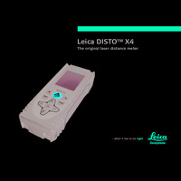 Leica DISTO X4 Laser Distance Meter - User Manual