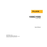 Fluke 1550C & 1555 Insulation Resistance Tester - User Manual