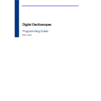 Siglent SDS1104X-U 100MHz Four-Channel Oscilloscope - Programming Guide