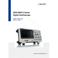 Siglent SDS1104X-U 100MHz Four-Channel Oscilloscope - User Manual