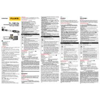 Fluke FL-150 EX Intrinsically Safe Torch - Instruction Sheet