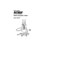 Extech 480400 Phase Sequence Tester - User Manual