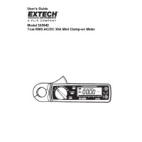 Extech 380942 Mini Clamp Meter - User Manual