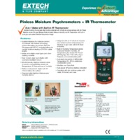 Extech MO290 Moisture Meter - Datasheet