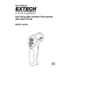 Extech 42510A Wide Range Mini IR Thermometer - User Manual