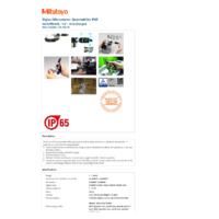 Mitutoyo Series 293 QuantuMike Fast Action Waterproof Micrometer (293-186-30) - Datasheet