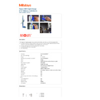Mitutoyo Series 570 Absolute Digital Ergonomic Height Gauge (570-312) - Datasheet