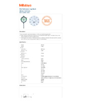 Mitutoyo Series 2 Long Stroke Dial Indicator (2052S) - Datasheet