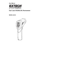 Extech 42512 Dual Laser Infrared Thermometer - User Manual