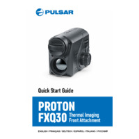 Pulsar Proton FXQ30 Thermal Front Attachment - Quick Start Guide