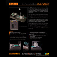 Mark-10 WT3-201 Manual Wire Crimp Pull Tester - Datasheet