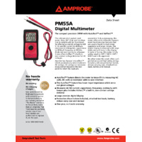 Beha-Amprobe PM55A Pocket Multimeter - Datasheet