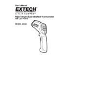 Extech 42545 High Temperature IR Thermometer - User Manual