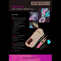 Kewtech KEWISO5 Safe Isolation Kit - Datasheet