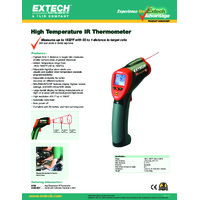 Extech 42545 High Temperature IR Thermometer - Datasheet
