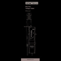 Kewtech KT1710 Two-Pole Voltage Tester - Instruction Manual
