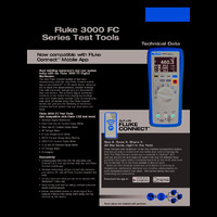 Fluke 3000 FC Series Test Tool - Datasheet